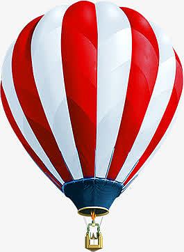 白红热气球飞舞