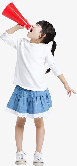 拿喇叭的女孩