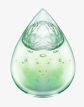绿色水滴素材