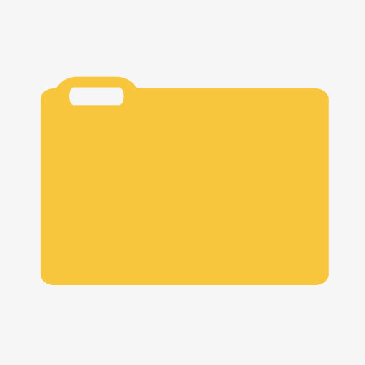 黄色卡通文件夹背景