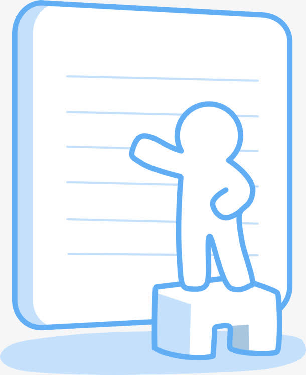 文档策划卡通素材