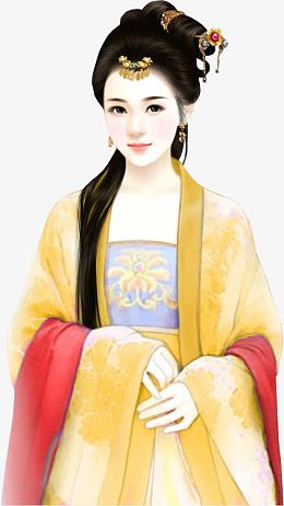 古代女装美女免抠图片