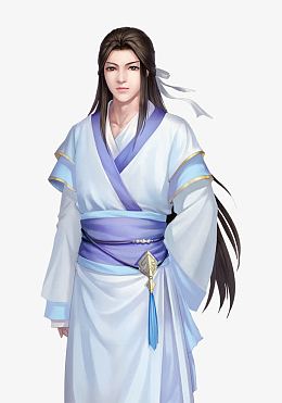 古代男子男装绅士儒雅矢量免抠图片