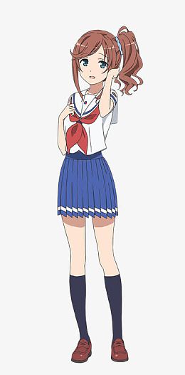 单马尾迷糊少女动漫