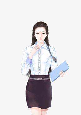 长发职场女孩