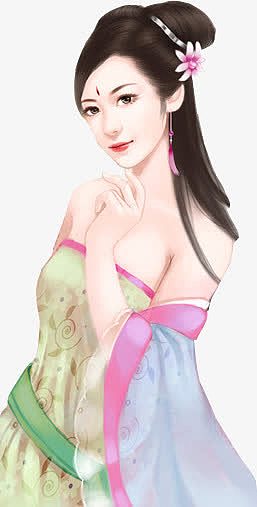 古代美女图片矢量图片素材