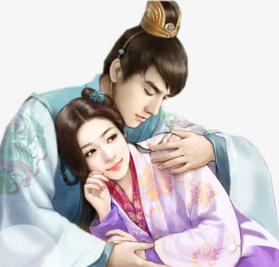 相拥而眠的古代夫妻