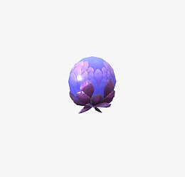 紫色荷花圆球宝石手绘游戏