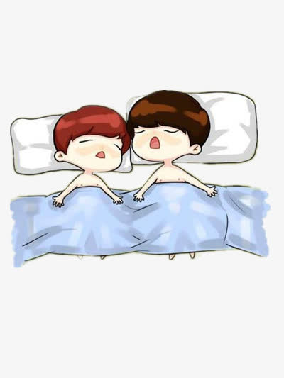 动漫两小破孩呼呼大睡