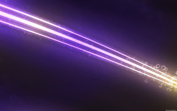 紫色光效电商海报