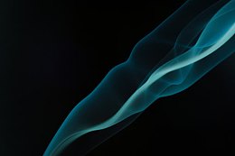 蓝色烟雾黑色背景矢量素材