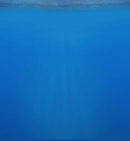 蓝色水下光束海报背景