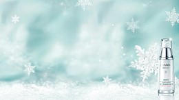 飘落的雪花化妆品