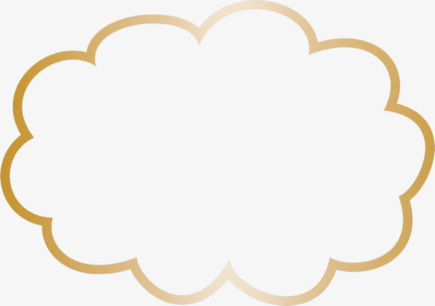 金色丝带云朵图片素材免费下载_觅元素