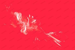 红色背景折色烟雾海报