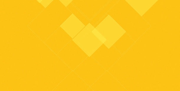 纯色黄色背景不规则方形形状背景