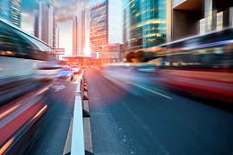 高速现代化城市海报背景