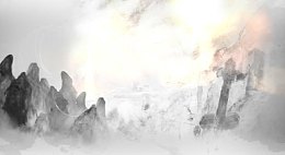 玄幻游戏光效山峰