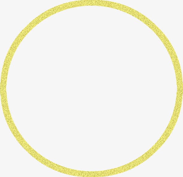 金色圆环古风装饰