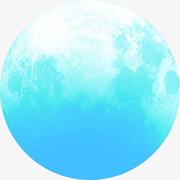 中秋圆月蓝色月亮明月