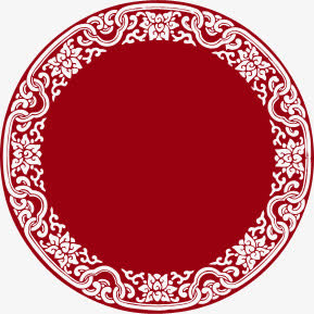 中秋节红色月饼花纹素材免费下载_觅元素