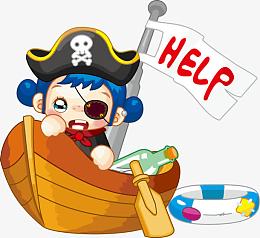 海盗加勒比海盗卡通画