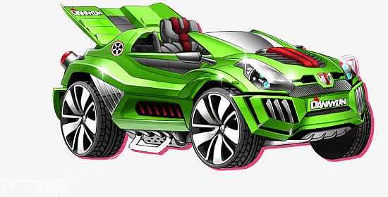 qq飞车游戏卡通车