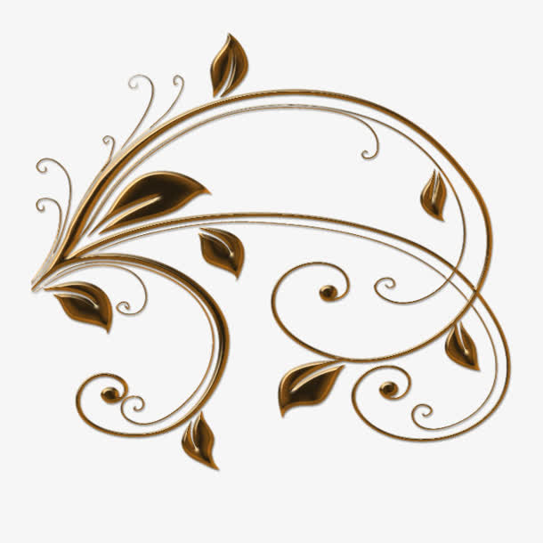 复古欧式铜色花边