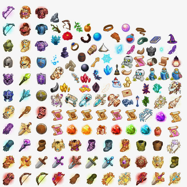 七彩手游物品素材免抠素材免费下载_觅元素51yuansu.com