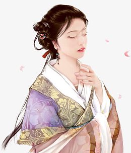 封面人物古风手绘美女图