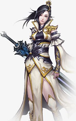持剑侠女 游戏人物