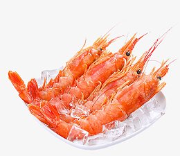 高清好吃的红色大虾