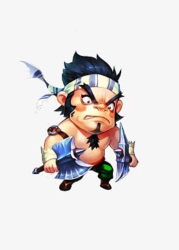 凶神恶煞大力士武士
