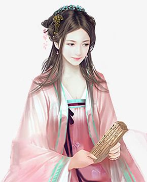 古风粉衣立绘美女倾世红颜