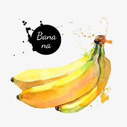 Banana香蕉水墨画