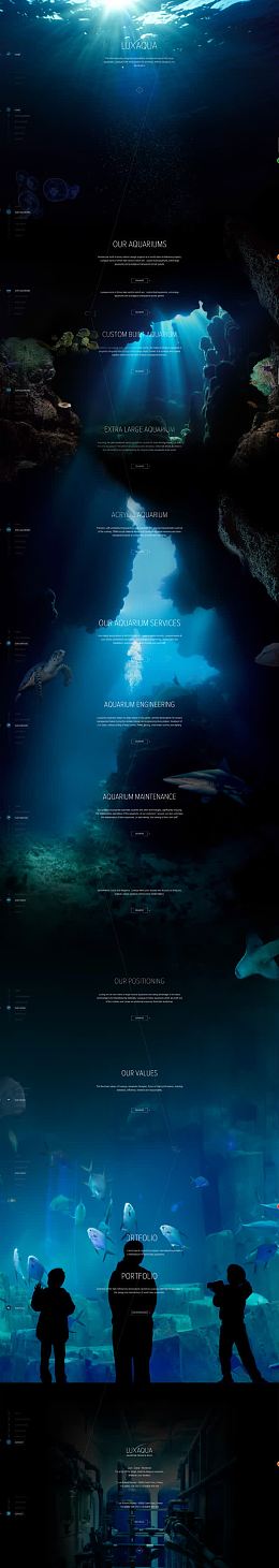 阳光照耀海洋水下背景