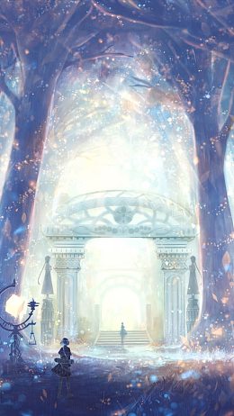 梦幻星空树干沧桑