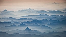 水墨山水画纹理花纹