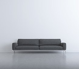 灰色双人沙发家居客厅