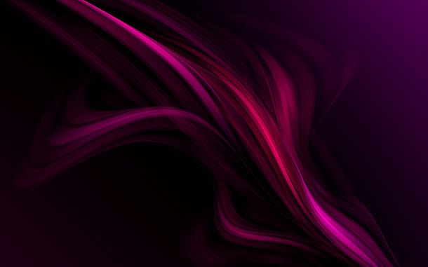 神秘紫色飘带元素