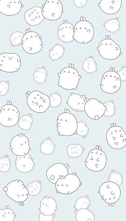 可爱兔斯基背景图片