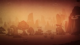 官方游戏山峰树林背景