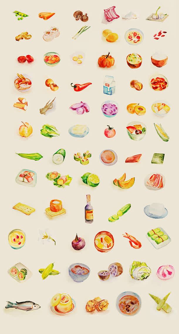 卡通水果食物壁纸