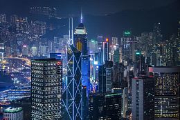 繁华都市夜景城市
