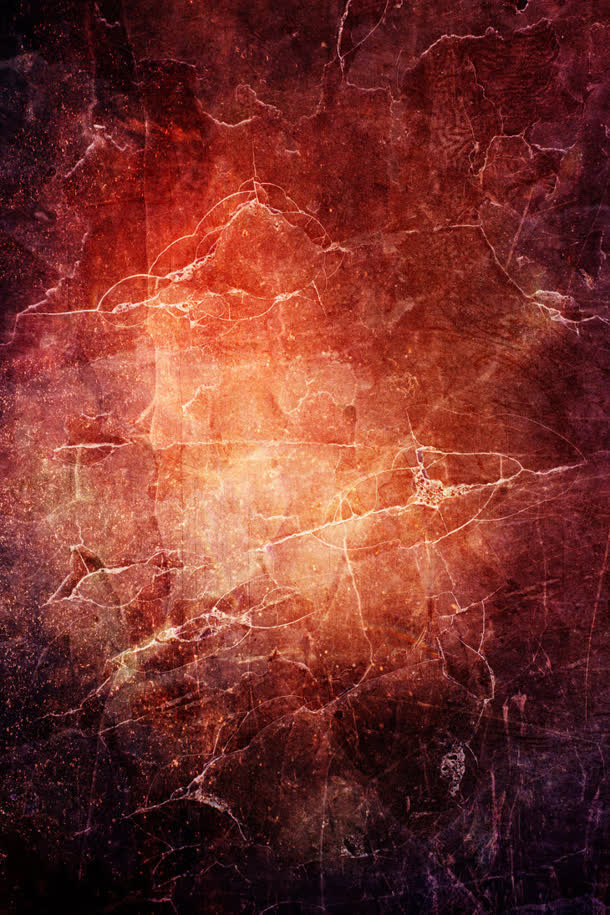 红色光效墙面金属刮痕