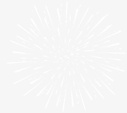 白色透明放射性烟花元素