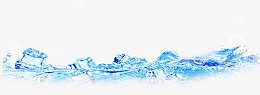 清爽冰块冰颗粒冰水