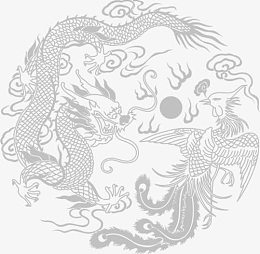 龙凤图腾中国风元素