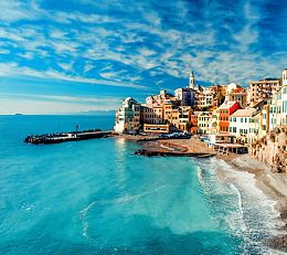 海水海浪海景别墅