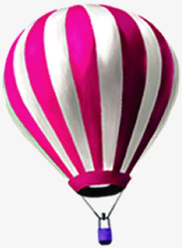 紫色条纹热气球招聘